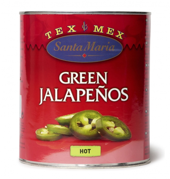 Sliced Green Jalapenos