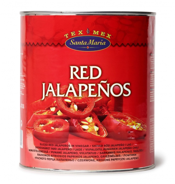 Sliced Red Jalapenos