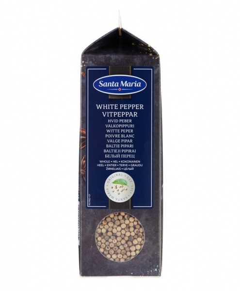 White Pepper Whole 550g